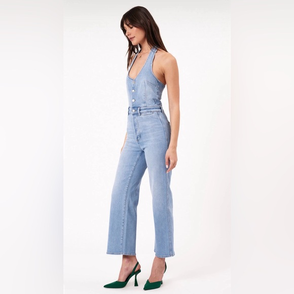 NWT | Size M | Rolla’s HalterDenim Jumpsuit - Picture 2 of 10